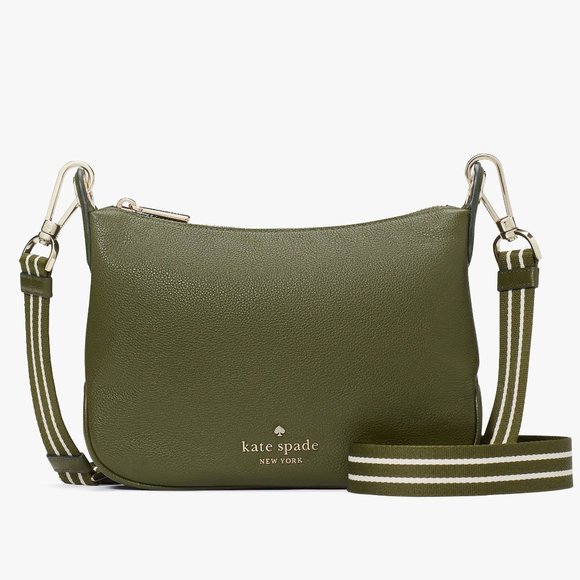 New Kate Spade Rosie Small Crossbody Pebbled Leather Enchanted Green - Picture 1 of 5